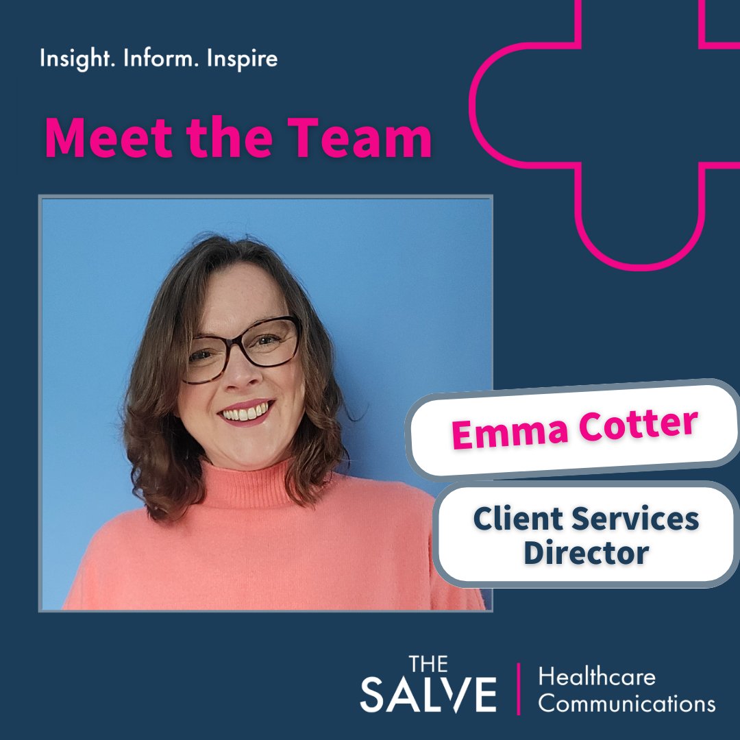 TheSalveHealth's tweet photo. Emma Cotter, has joined our team as Client Services Director. Adaptable, proactive and a great team player, Emma thrives on building strong partnerships with clients and expertly delivering innovative solutions to their challenges. 

Super pleased to have you on the team Emma! https://t.co/Ien07V7fp7