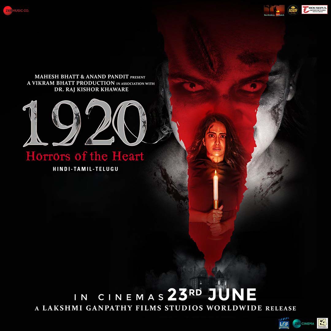 '1920 Horrors of the Heart' releasing in Hindi-Tamil-Telugu in your near cinemas. 

#1920HorrorsOfTheHeart #ReleasingSoon #Hindi #Tamil #Telugu #NearCinemas #LGFStudios