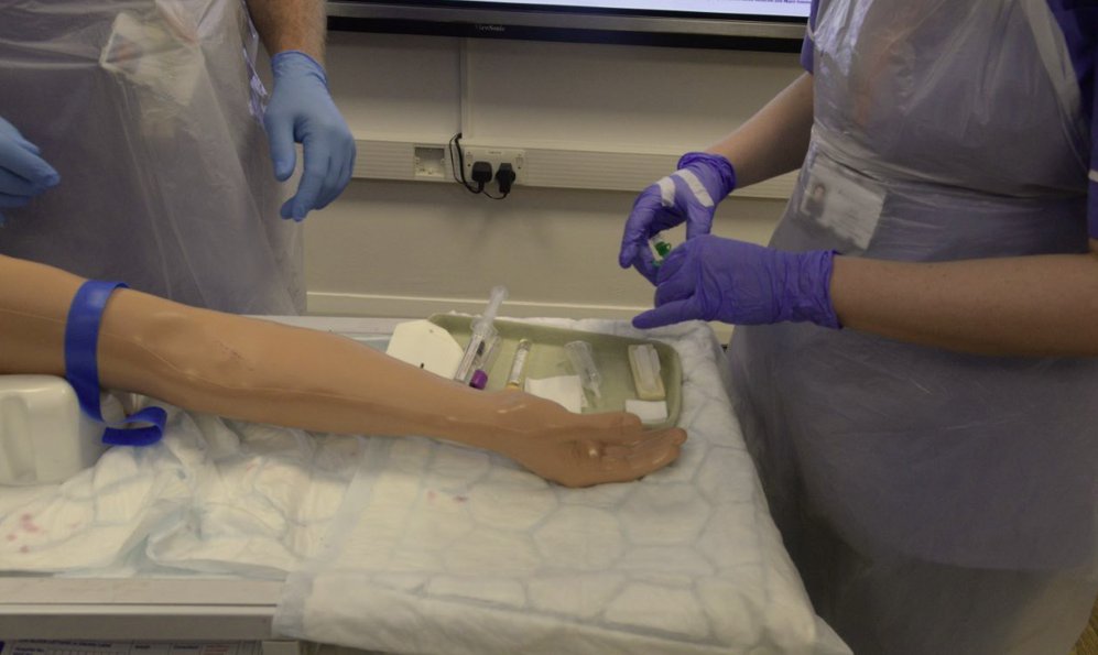 NUHDREEAM's tweet photo. Great to see staff from King's Mill Hospital @SFHFT and Leicester Royal Infirmary @Leic_hospital attending our #DREEAM #Venepuncture & #Cannulation skills workshops, we hope to welcome more in the future!
#education #educationmatters #healthcareheroes #learningandevelopment https://t.co/P9TLfyS5Pt