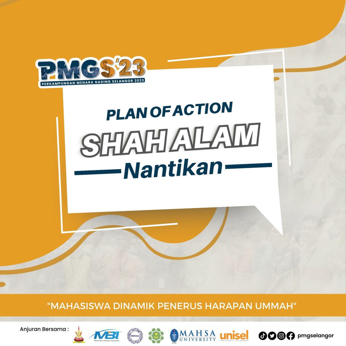 pmgselangor's tweet photo. Cop !

PMGS belum habis lagi !

Nantikan Plan Of Action daripada alumni PMGS23 🙌🏻

Ikuti PMGS di:
https://t.co/Si9nh2ML0f

#PMGS23
#MahasiswaDinamik
#GPHU
#PEPIAS https://t.co/3JHx67UO7S
