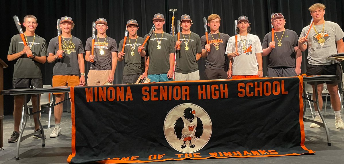 WinhawkB's tweet image. 2023 Winhawk Baseball Awards Ceremony!  Thank you Seniors!