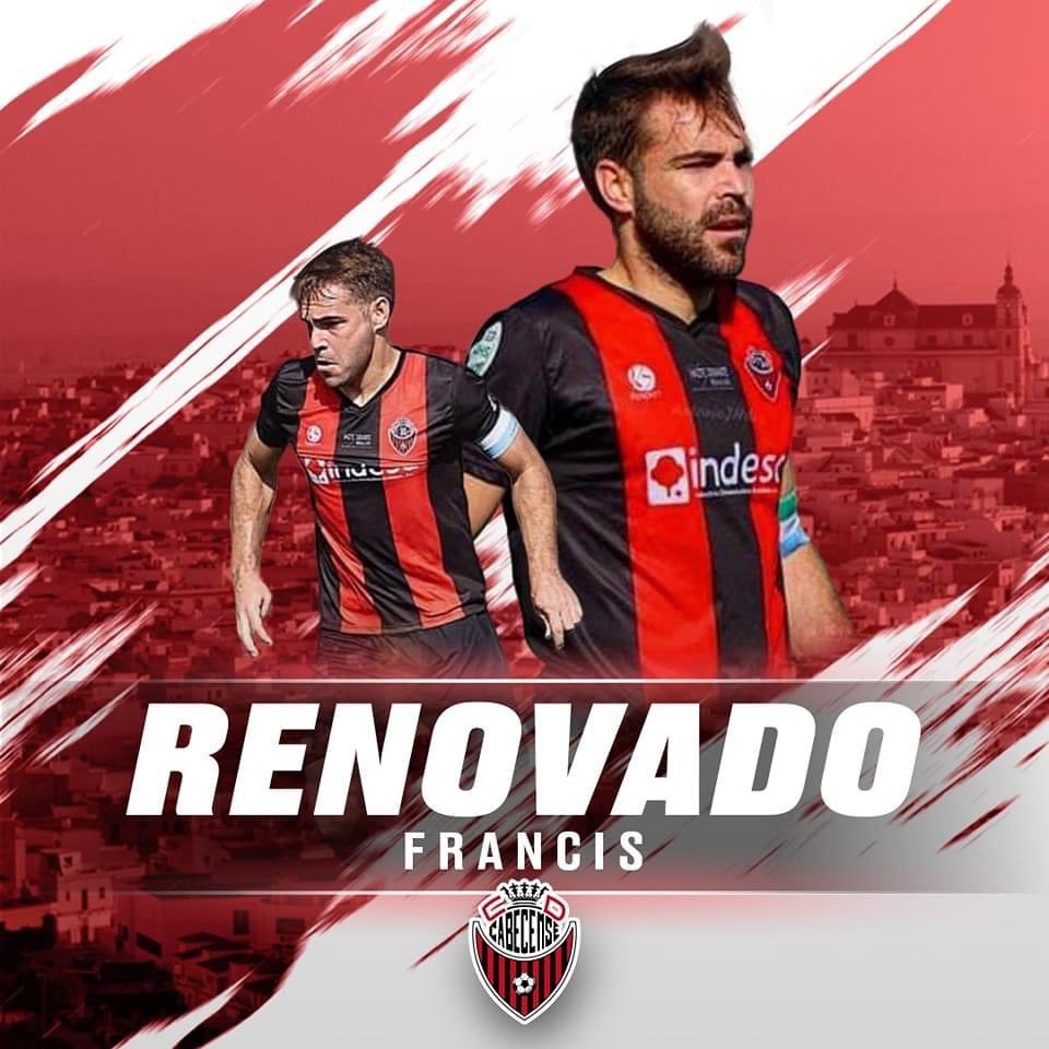 cdcabecense's tweet image. 📣 𝐂𝐎𝐌𝐔𝐍𝐈𝐂𝐀𝐃𝐎 𝐎𝐅𝐈𝐂𝐈𝐀𝐋

Nuestro capitán Francis quiere seguir sumando temporadas en el #CDCabecense 🔴⚫

Su inteligencia en el campo da puntos, ejemplo a seguir.
Historia viva de nuestro pueblo y de nuestro CENSE.