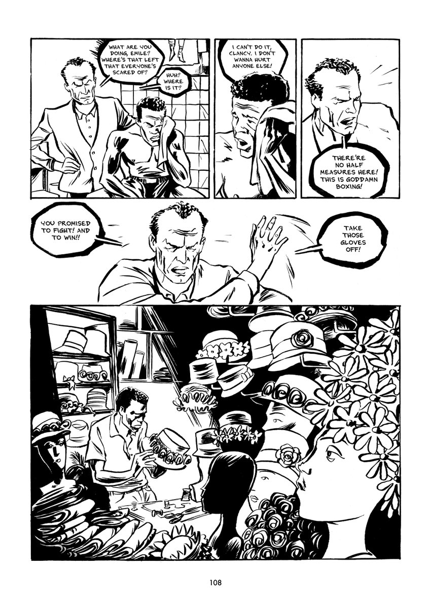 SelfMadeHero's tweet photo. #KnockOut! is a graphic novel that celebrates the life and legacy of #EmileGriffith, a bisexual Black boxer who revolutionised the sport with his talent and courage. It’s a book that denounces racism and homophobia in 1960s America by @ReinhardKleist https://t.co/1PhwBeUjgH https://t.co/3qvnfp9qNC