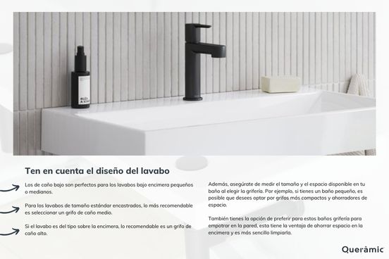 queramic's tweet image. ¡Encuentra el grifo perfecto para tu baño! 🛁

 Descubre diseños y funcionalidades infinitas. Cada uno tiene su encanto. 

💫✨ Sigue nuestra guía para elegir el grifo ideal que se adapte a tus necesidades.

 ¿Listo para darle un toque especial a tu baño?

#InspiraciónDeBaño