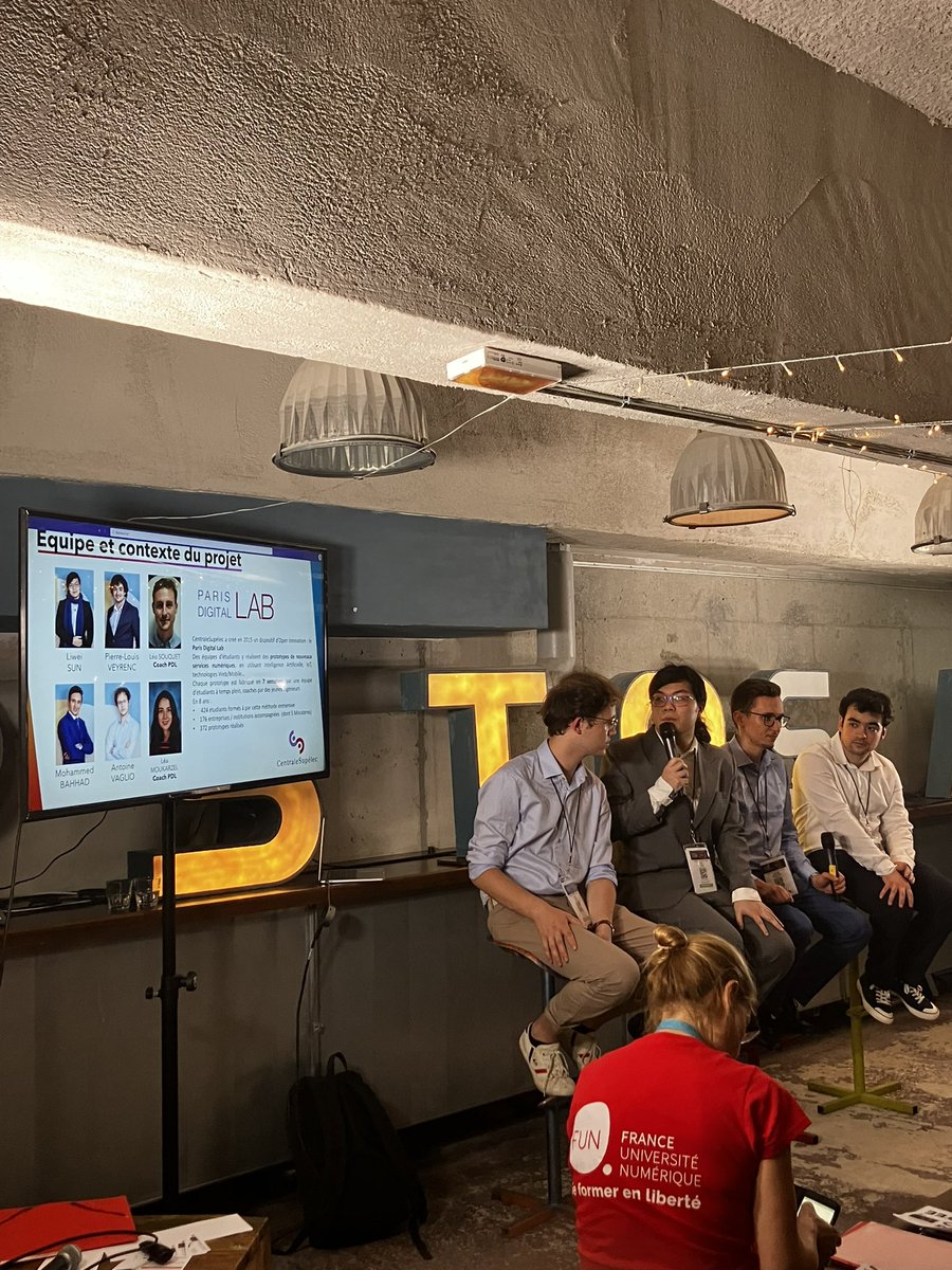 Parole aux étudiants ! <a href="/ParisDigitalLab/">Paris Digital Lab</a> Mohammed Bahhad, Liwei Sun, Antoine Vaglio et Pierre-Louis Veyrenc proposent un workshop sur l’enrichissement automatique de vidéos avec l’IA
#IA #education #FUNconférence23