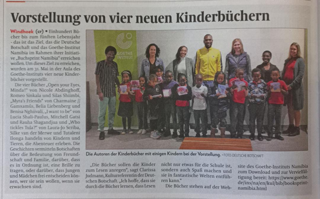 I'm officially a published Graphic Designer!!!

I designed and curated the layout and cover for a kids book titled 'Open your eyes Minda'

Big thank to you to the German embassy and @goetheinstitut for bringing us together to create this amazing work