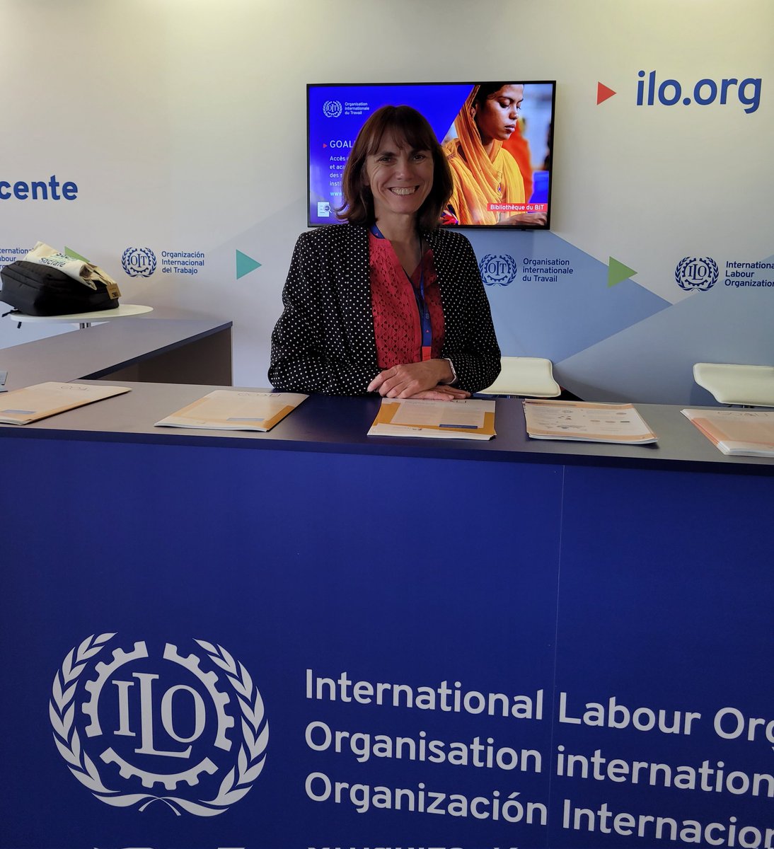 EditHorvth's tweet photo. @R4LPartnership and ILO Library is at the #ILC2023 promoting GOALI, a collection on law and social sciences from https://t.co/jDiQEyCZw2 Institutions from low-income countries can sign-up! https://t.co/hilDjUimIM