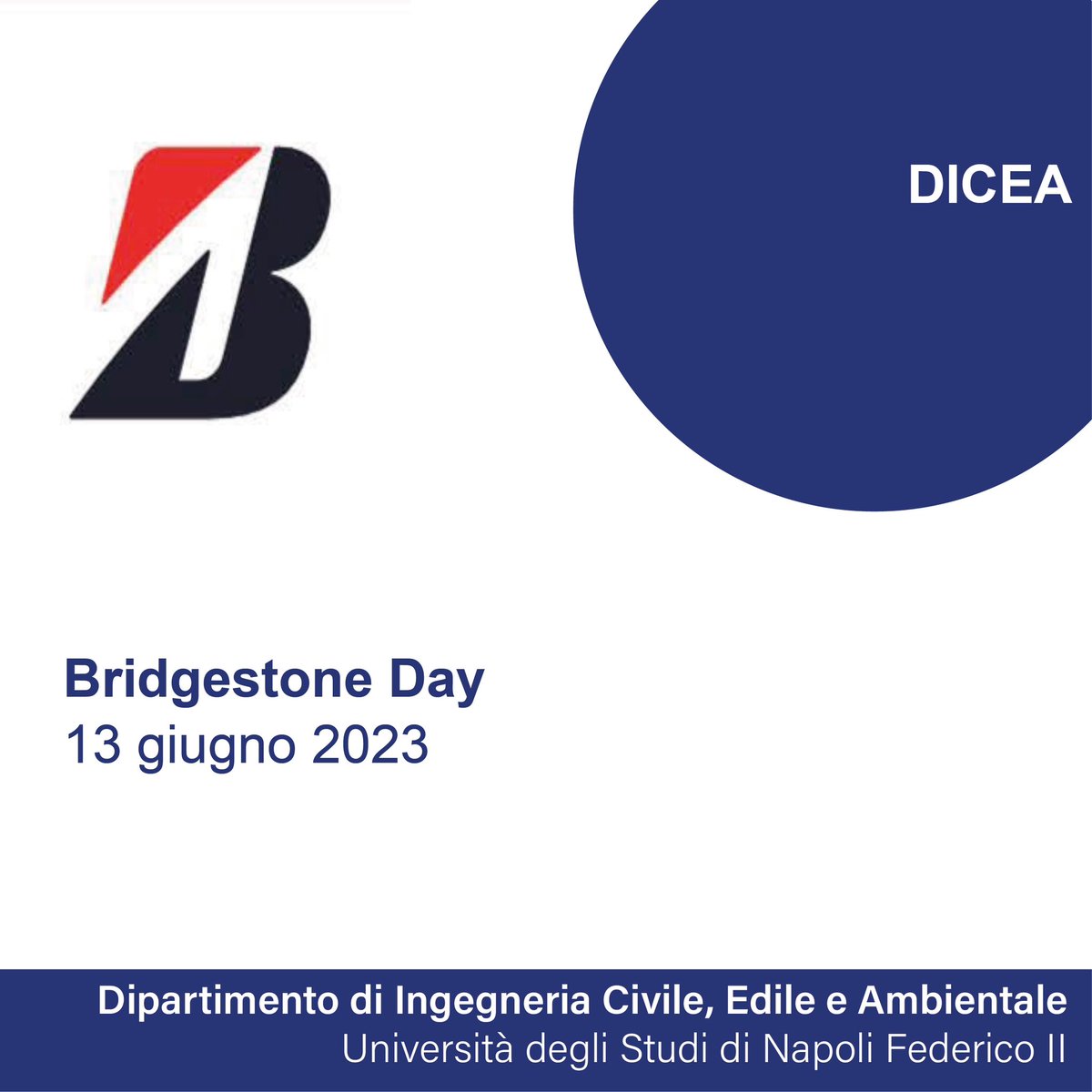 Bridgestone day – 13 giugno 2023 dicea.unina.it/6505-2/