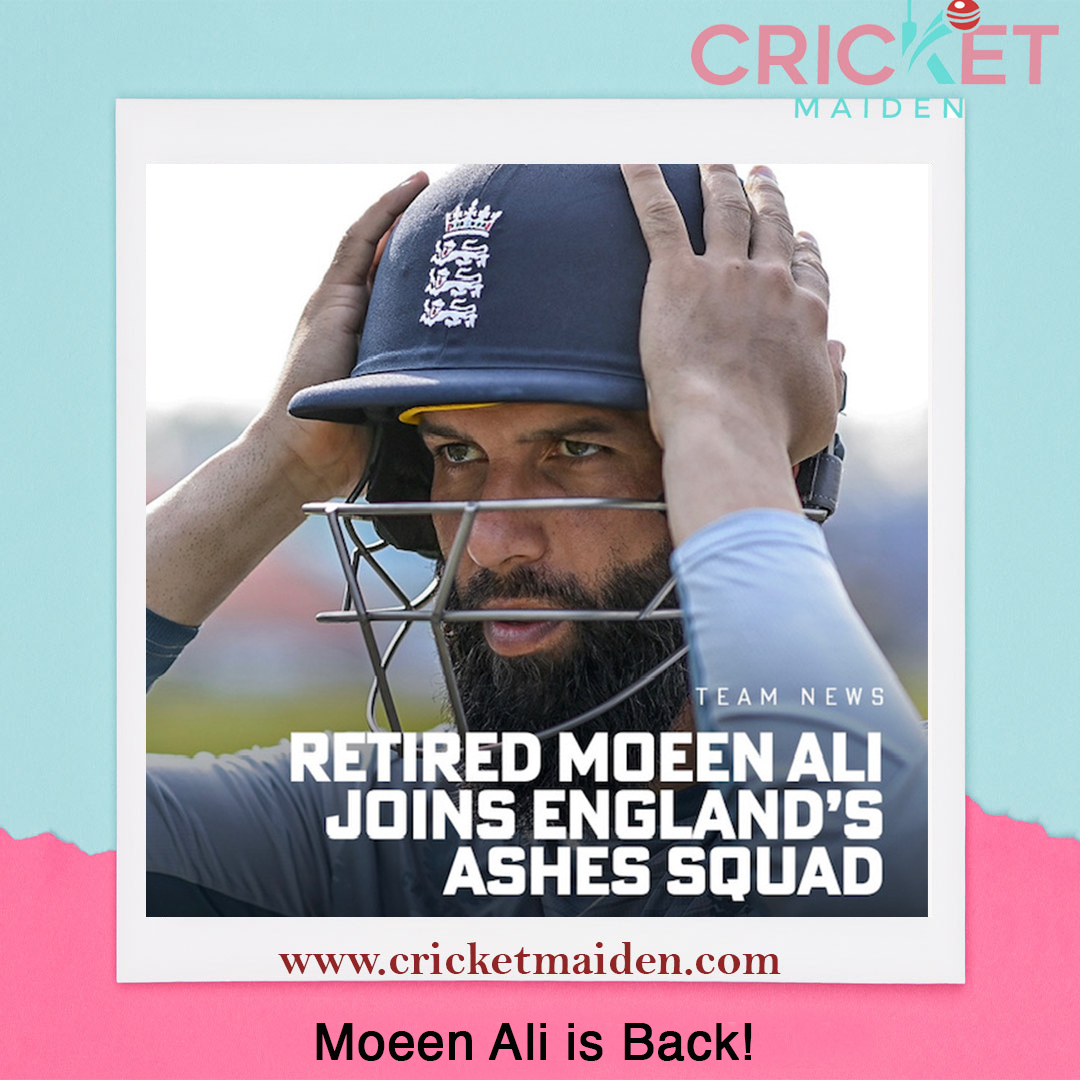 Moeen Ali has come out of retirement and joined the England squad for the first two Test matches against Australia in the Ashes.

#Ashes2023 #MoeenAli #engvsaus #ausvseng