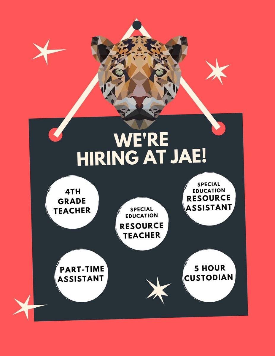 Jack Anderson is hiring for the 23-24 school year!