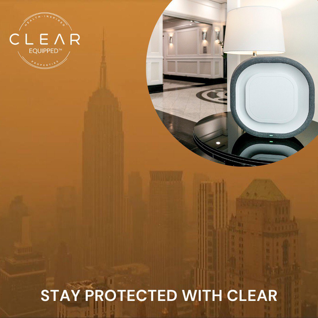 ClearIncSystems's tweet photo. Canada is dealing with intense wildfires.
During this difficult time, it is extremely important to prioritize the health and safety of your loved ones. 
By using CLEAR, you can be confident that you are taking the necessary steps to protect your family's health during this crisis https://t.co/i3aAmnJdOU