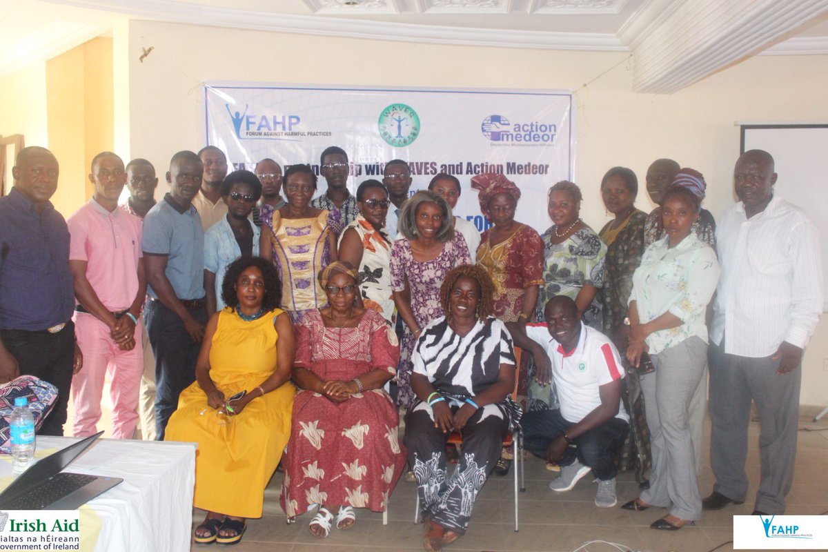 ForumHarmful's tweet photo. FAHP held a two-day capacity training for FAHP Member Organizations on the theme; The Law and FGM: Specific International & Regional Instruments and Domestic Legislations to end FGM in Sierra Leone.
The training was supported by by @waves_sierraleone and @actionmedeor
#Endfgm https://t.co/EEcpptRQwL