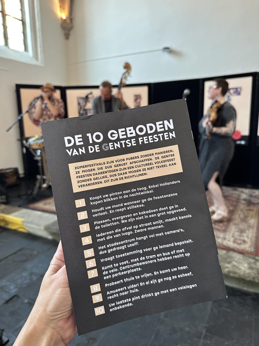 The program of the Ghent Festivities (Gentse Feesten) is out!! Start planning your visit... 🥳📷#GF23 #gent 

You can also check the website: gentsefeesten.be