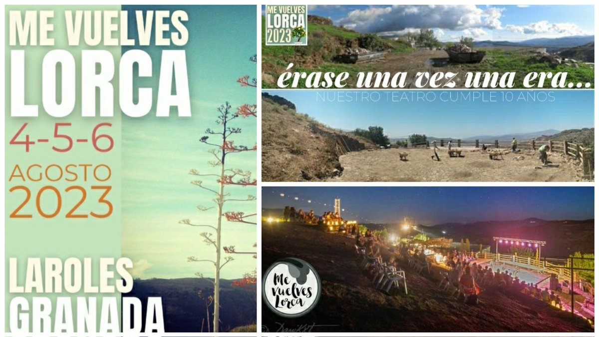 Los días 4, 5 y 6 de agosto, la granadina Laroles, en las Alpujarras, en el municipio de Nevada, acoge un nuevo Festival Me vuelve Lorca, impulsado por Anna Kemp. Carmen Fernández desgrana la programación para esta celebrada 'edición bonsai' de 2023.

rtve.es/play/audios/la…