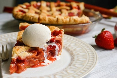MilitaryProduce's tweet photo. Today is National Strawberry Rhubarb Pie Day!!
Strawberry Rhubarb Pie is the perfect sweet and tart summer pie!
Head over to our website to learn more about this pie and enjoy a tasty recipe.
https://t.co/CDyU0Gzak4 https://t.co/UWHzDP7fFK