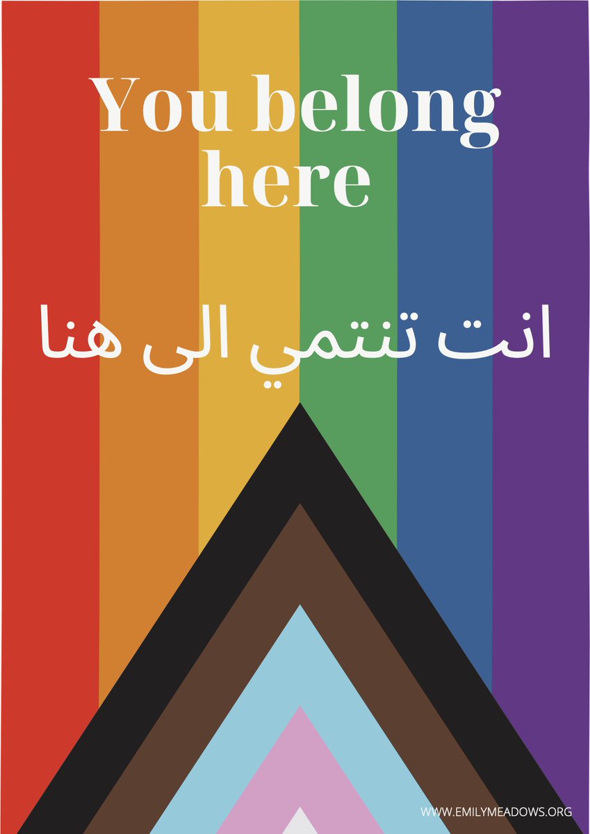 Here are a few 'You Belong Here' posters in different languages created by Dr Emily Meadows. Use them to make your schools more equitable and inclusive. To find out more, check out her article on #TIEonline ow.ly/VHI850OK8aL
#PrideMonth #DEIJ #LGBQT+ #HappyPride #TIEonline