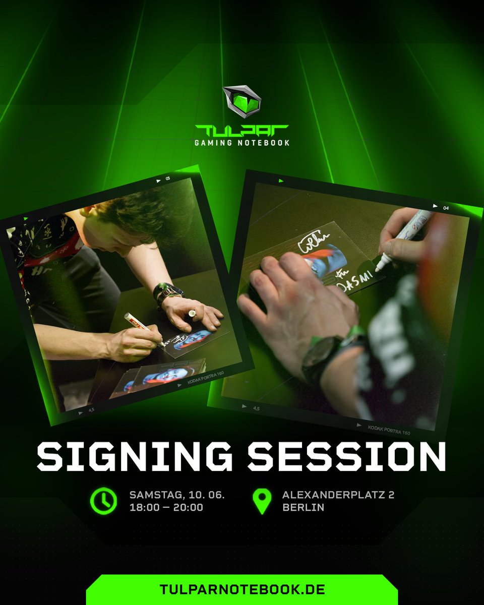 Es ist viel geboten beim Meet &amp; Game!

🎟Erspiele dir gegen <a href="/berlinesports/">1. Berliner eSport-Club</a> das Goldene Ticket zum Beat the Pro
❓Quizze dich durch #LeagueOfLegends
⚔Schlage <a href="/TolkinLoL/">Tolkin</a> &amp; <a href="/maximmarkow/">Maxim</a> im 2v2
📝Hole dir deine persönliche Autogrammkarte

Das Alles morgen ab 12 Uhr bei uns im Store!