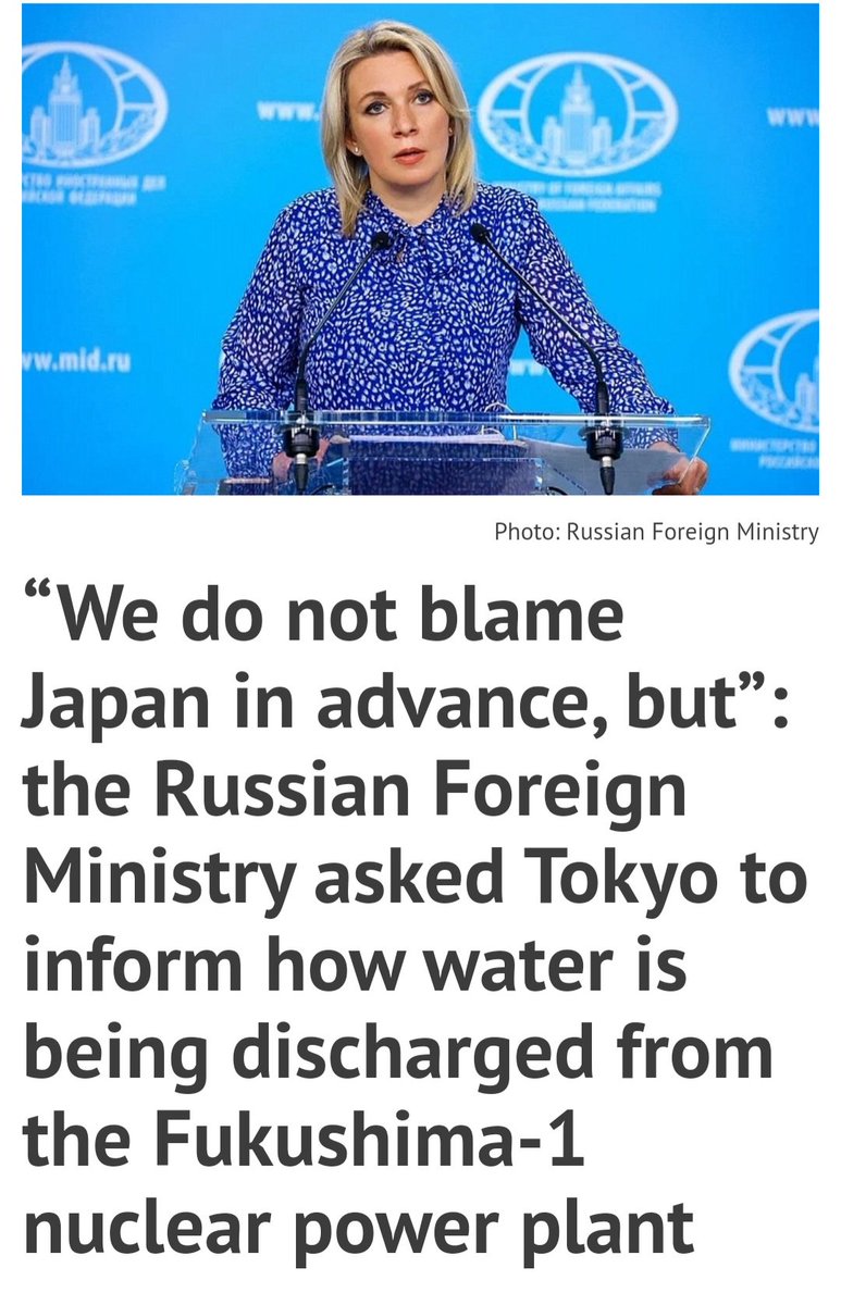 Two of the most 'closed' nations request 'openess' 🤣🤣🤣🤣

“🇷🇺 and 🇨🇳 insist that Tokyo should be transparent, provide interested states with full access to all the information they need. Unfortunately, at the moment we are not seeing proper openness from Japan.'