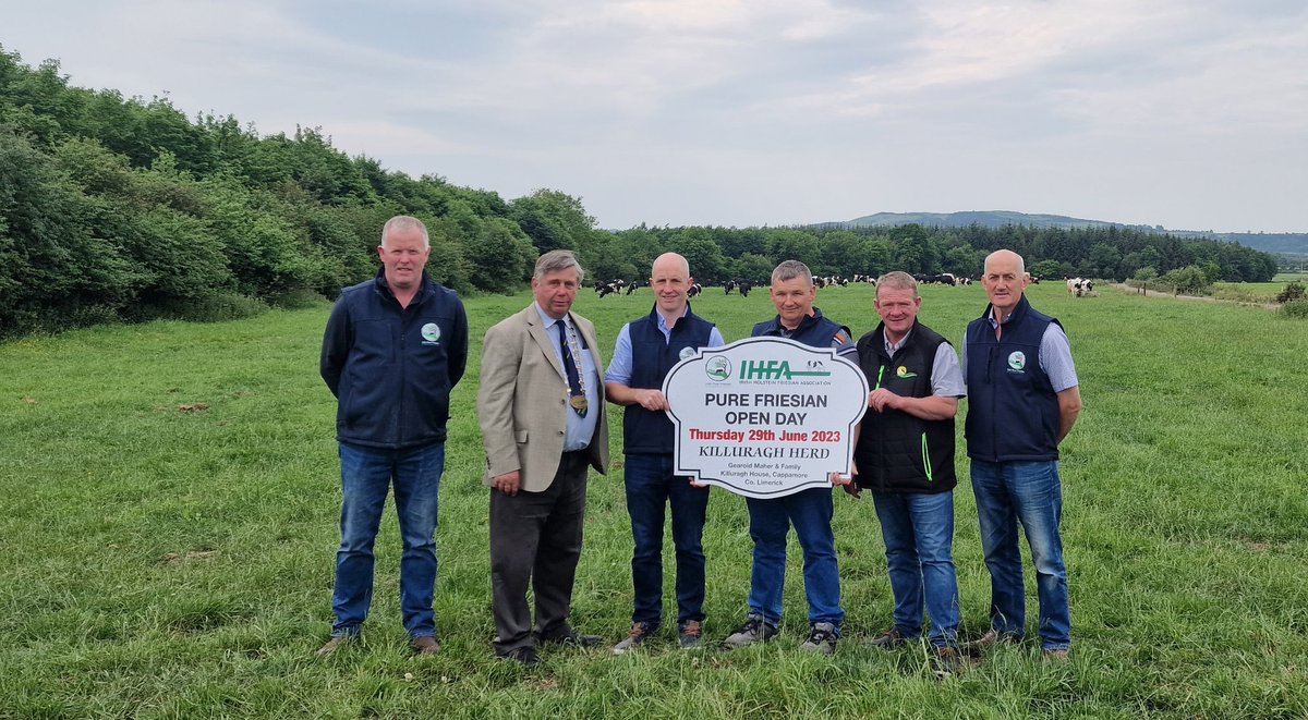 At the launch of the <a href="/IrishFriesian/">Irish Friesian Club</a> open day, to be held on the farm of <a href="/NDC_ie/">National Dairy Council</a> ambassadors Sarah &amp; <a href="/gearoid_maher/">Gearoid Maher</a> on 29th of June. 

They also launched a fundraiser for <a href="/TempleStreetHos/">CHI at Temple Street</a> where their daughter got life-saving treatment.

 Retweets and support,  greatly appreciated