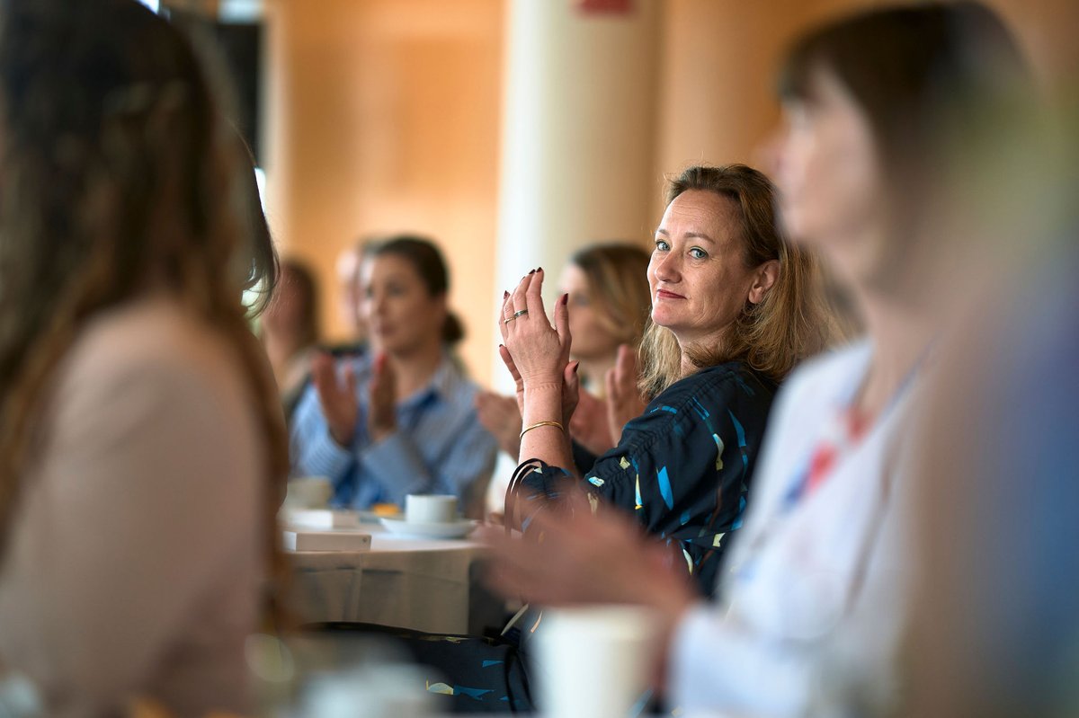 What an incredible energy in the room at the first (of many!) #HIMSS23Europe #WomenInHIT Breakfast yesterday. 

This was about our local &amp; topical communities coming together, and they sure did. Thanks to Elena Sini, Belen Soto and <a href="/ancapdr/">Anca del Rio</a> for setting the inspirational tone ✨