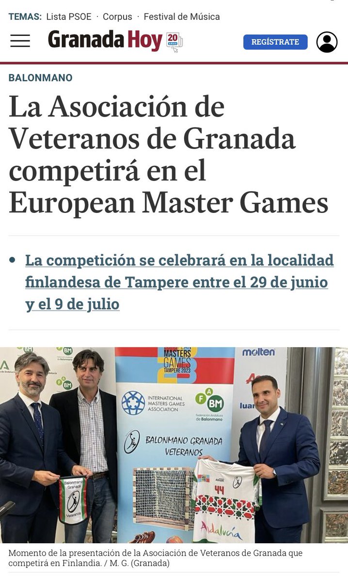 Balonmano Granada Veteranos tweet media