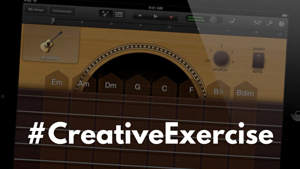 FoolsinWonder's tweet photo. Do this: Make some noise with GarageBand. Joyful noises. Angry noises. Avant-garde sonic experiences. Doesn't matter. GarageBand works on a Mac, iPhone, or iPad. Make a recording. Post it. Tag it: #CreativeExercise I'll post mine this weekend! #GarageBand https://t.co/7IIKr6OxTX