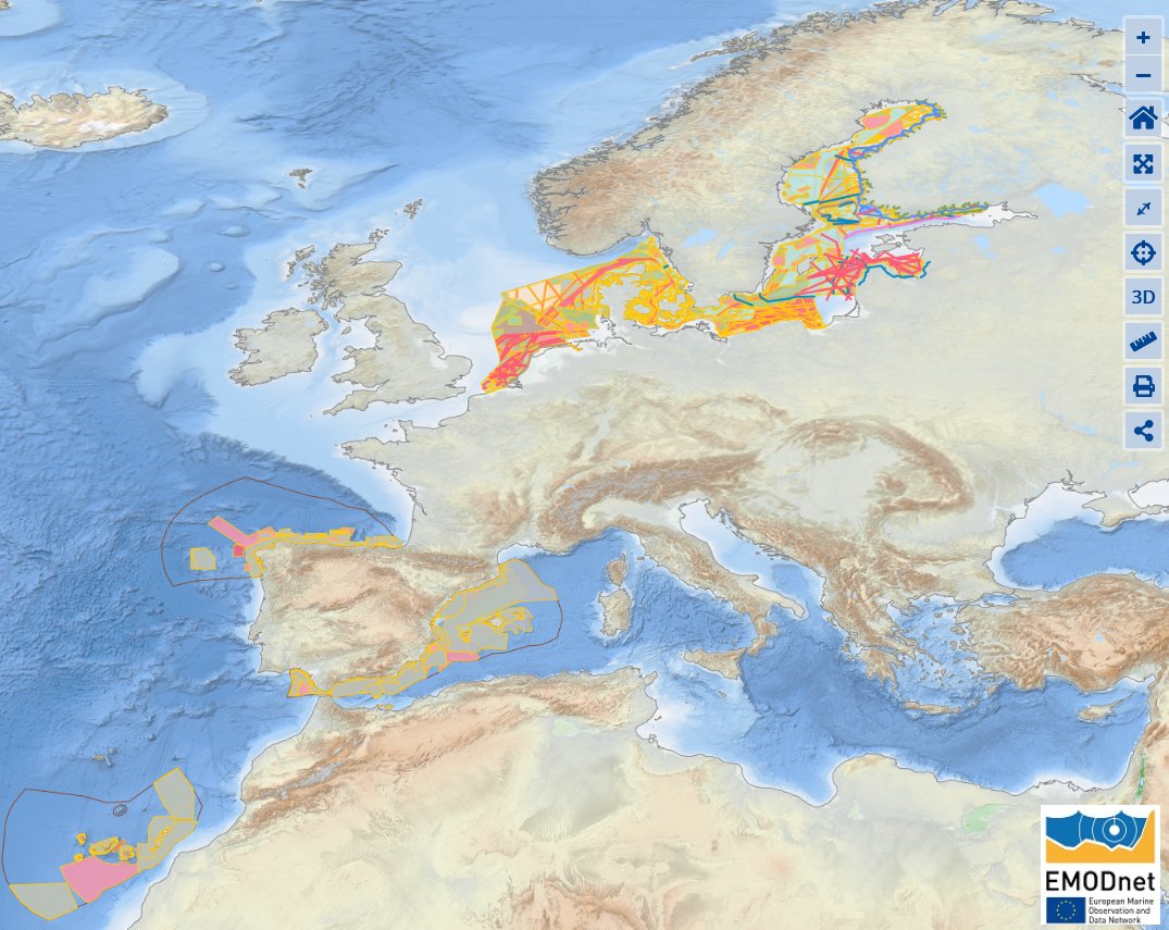 Look who's here 👀👋 a warm welcome to @EMODnet for #Spain's recently adopted maritime spatial plan. Glad to see 9 national plans 🇧🇪🇩🇰🇩🇪🇫🇮🇳🇱🇱🇻🇵🇱🇪🇸🇸🇪 together in a bigger picture, congrats @mitecogob and thanks to @FundacionCETMAR @AbramicAndrej! 
emodnet.ec.europa.eu/en/human-activ…