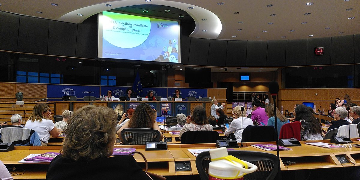 Just arrived at the EU Parliament for the first part of the European Women's Lobby General Assembly @EuropeanWomen. Today's topic is 'Equal participation women at all levels is the prerequisite for peace, prosperity and societal change' #WomensRights #Equality #WAGGGS