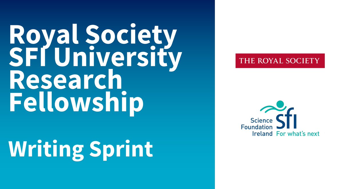 Trinity_RDO's tweet photo. 📢@tcddublin #researchers in the early stages (3-8 years post PhD)! #TrinityRDO is hosting a *Writing Sprint* for applicants to the @royalsociety  @scienceirel  *University Research Fellowship Scheme*. 
 🚨Date:  Tuesday 13th July 2023 - Register here 
 https://t.co/zwvZc3yXVt https://t.co/hzD4r5nFm3