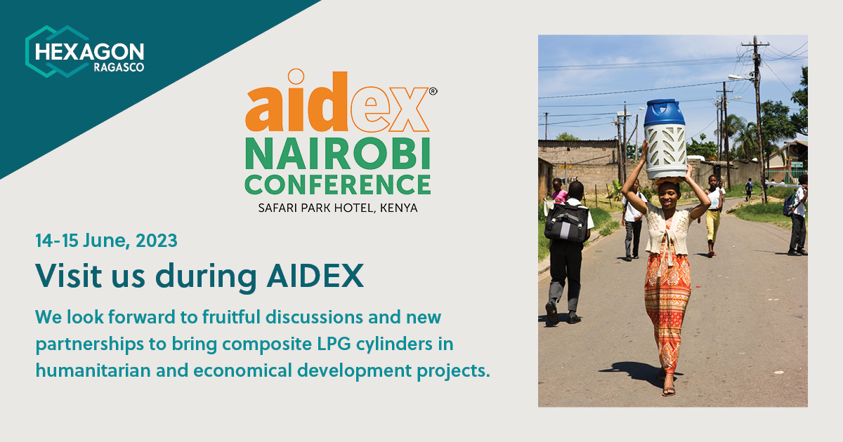 Ragasco (@hexagon_ragasco) on Twitter photo 🌍We are proud to exhibit next week during #humanitarianaid conference #AidExNairobi 2023. You will find us in stand 16 together with fellow Norwegian companies. #compositelpgcylinders #cleancooking
Agenda: lnkd.in/eNW6YrwH
<a href="/AidExGlobal/">AidEx Events</a> 🌍We are proud to exhibit next week during #humanitarianaid conference #AidExNairobi 2023. You will find us in stand 16 together with fellow Norwegian companies. #compositelpgcylinders #cleancooking
Agenda: lnkd.in/eNW6YrwH
<a href="/AidExGlobal/">AidEx Events</a>