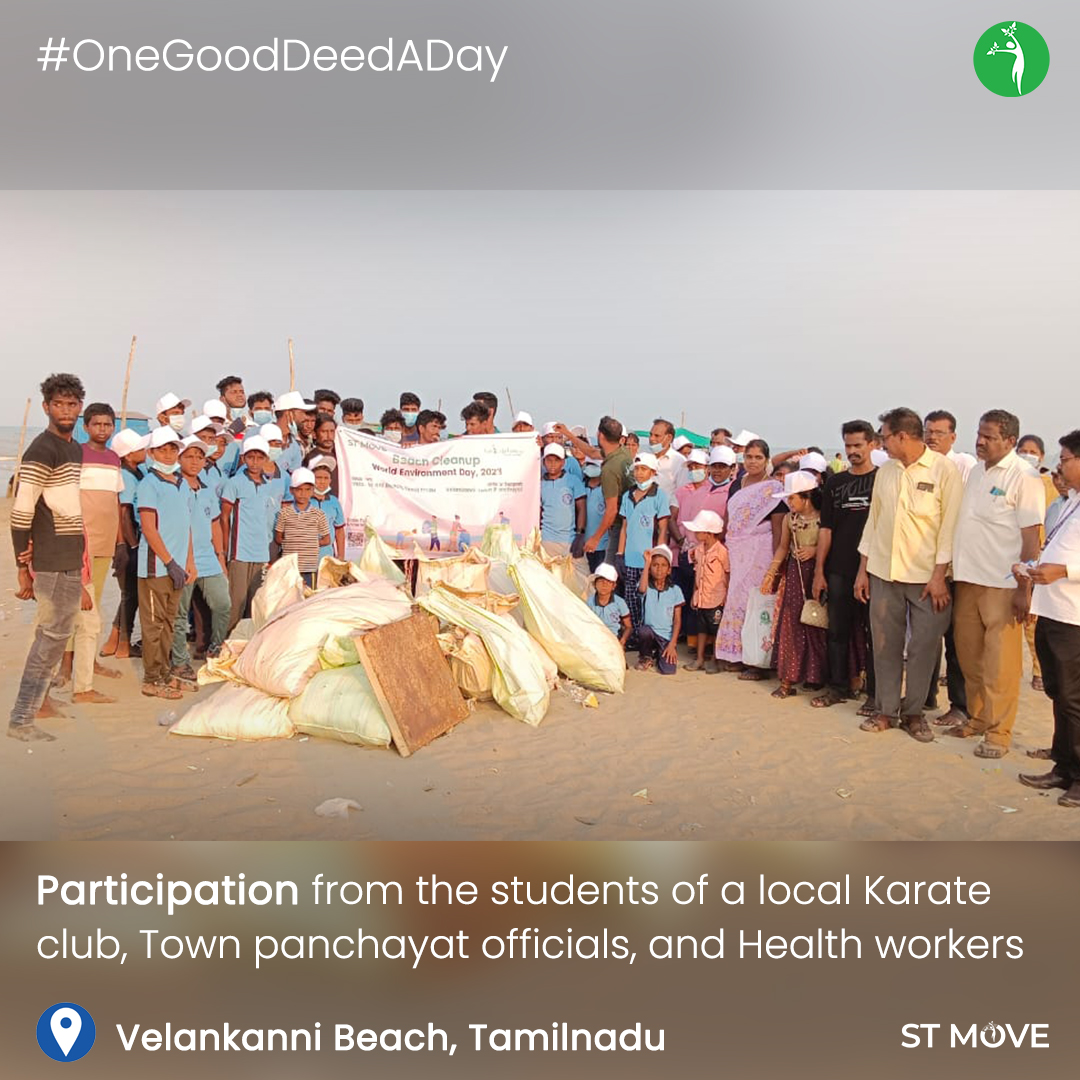 Sankalp_Taru's tweet image. With the immense support it is receiving from environmental enthusiasts all over the country, ST MOVE is co-creating a world where the fight against climate change is everyone's responsibility!

#SankalptaruFoundation  #STMOVE #CleanupDrive #BeachCleanup #TamilNadu