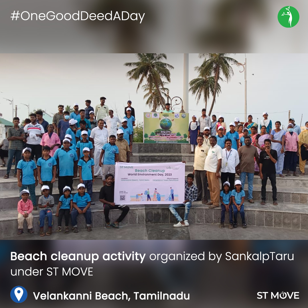 Sankalp_Taru's tweet image. With the immense support it is receiving from environmental enthusiasts all over the country, ST MOVE is co-creating a world where the fight against climate change is everyone's responsibility!

#SankalptaruFoundation  #STMOVE #CleanupDrive #BeachCleanup #TamilNadu