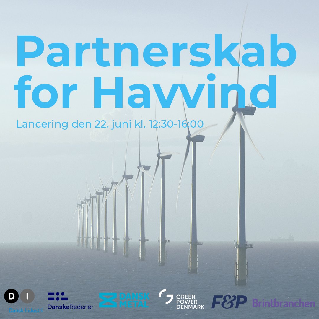 Brintbranchen (@brintbranchen) on Twitter photo Kom og vær med til lancering af Partnerskab for Havvind d. 22/6 kl. 12.30-16.00 hos <a href="/DanishShipping/">Danske Rederier</a>, hvor vi ser nærmere på markedet lige nu, rammevilkår og udbud på havvind, og så ser vi frem mod tiden efter 2023. Læs mere og tilmeld dig her:
danishshipping.nemtilmeld.dk/687/ Kom og vær med til lancering af Partnerskab for Havvind d. 22/6 kl. 12.30-16.00 hos <a href="/DanishShipping/">Danske Rederier</a>, hvor vi ser nærmere på markedet lige nu, rammevilkår og udbud på havvind, og så ser vi frem mod tiden efter 2023. Læs mere og tilmeld dig her:
danishshipping.nemtilmeld.dk/687/