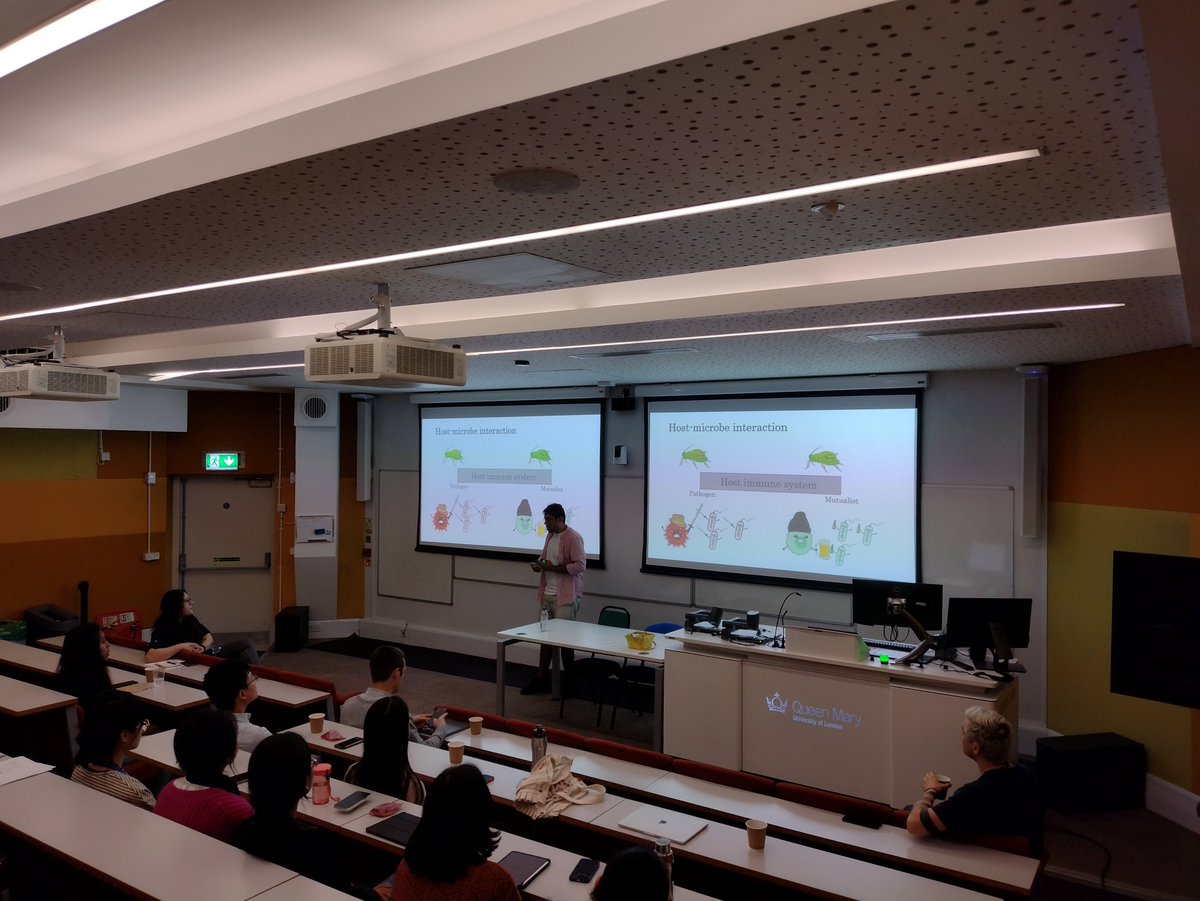 Our morning session had great talks on the microscale, symbiosis, structural biology in bacteria, cyanobacteria expression and cell biology, and use of deep-learning to model malaria <a href="/bil_haider5/">Bilal Haider</a> <a href="/HenryLabSymbio/">Lee Henry</a> #Mullineaux_Lab #Fumagalli_Lab @vid