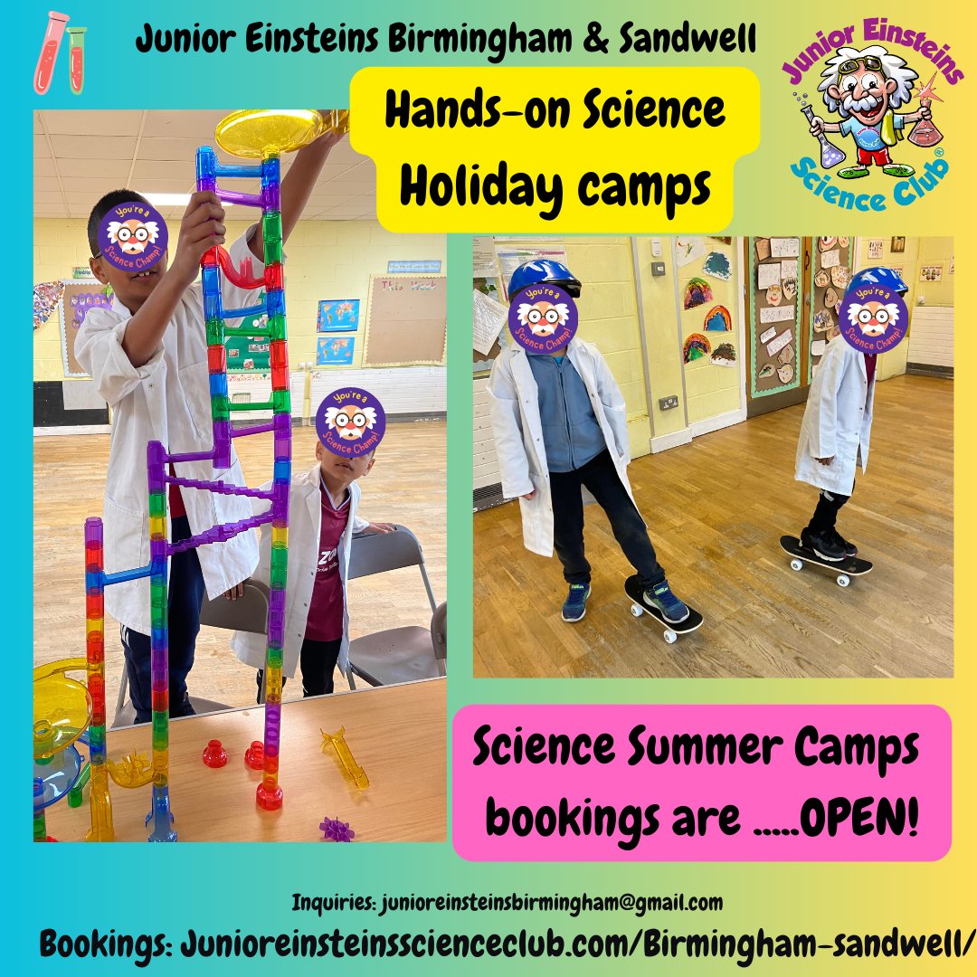 #brumculture #summercampbirmingham 
 #suttoncoldfield #suttoncoldfieldmoms #boldmeremums #fouroaks #walsallmums #stemkids #brummiemummies #whatson4kids #harborne #newtoscience #brumhour #bearwood #suttoncoldfield #greatbarr 
 #birminghamsciencemuseum #boldmere #fouroaks #shirley