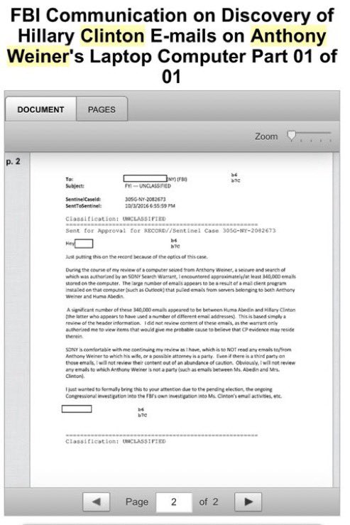 Twitmo_OG's tweet image. @HillaryClinton emails on Wiener’s laptop…. This is exactly what we are fighting against! #Pride2023 

👉Producers of Child P*rn! 

But let’s indict @realDonaldTrump AGAIN! #

#Trump2024NowMorethanEver 

#CrimesAgainstChildren 

justice.gov/file/1071991/d…

vault.fbi.gov/fbi-communicat…