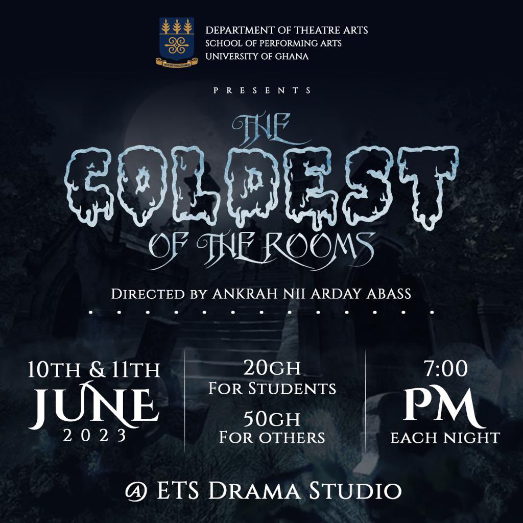 ASPAOFFICIALUG's tweet photo. We laugh,We love,We love,then We die!!!!

What happens when 5 individuals from different walks of life,meet to work in a mortuary.

Come and witness the comical thriller set in “THE COLDEST OF THE ROOMS”. https://t.co/V427YWVUZS