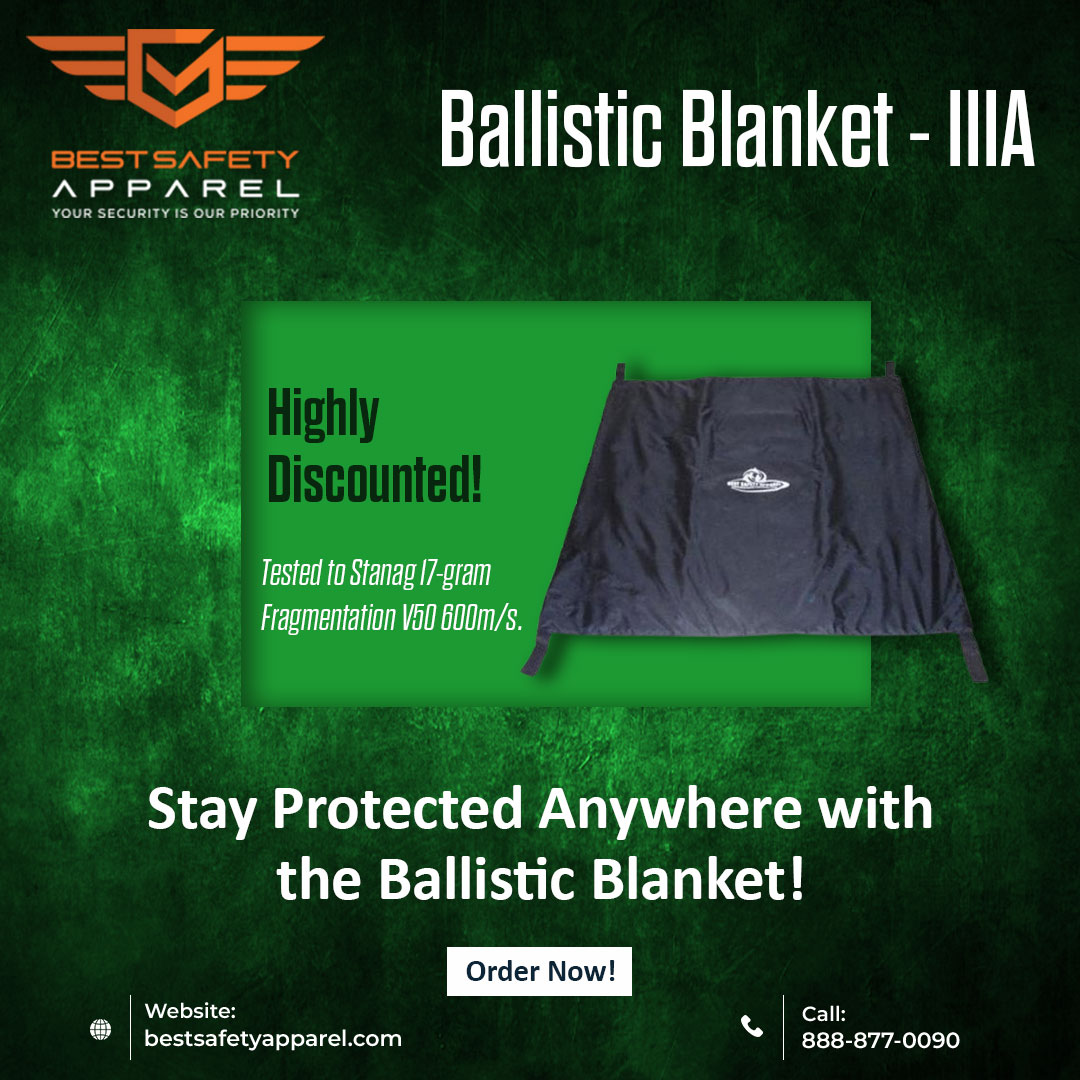 NameBrandsBSA's tweet image. 🛡️ Introducing the Ballistic Blanket – Unmatched Protection, Unparalleled Comfort! 🛡️
At Best Safety Apparel, we prioritize your safety and peace of mind. 
Buy now: bestsafetyapparel.com/products/balli…
#BestSafetyApparel #BallisticBlanket #ProtectionUnleashed