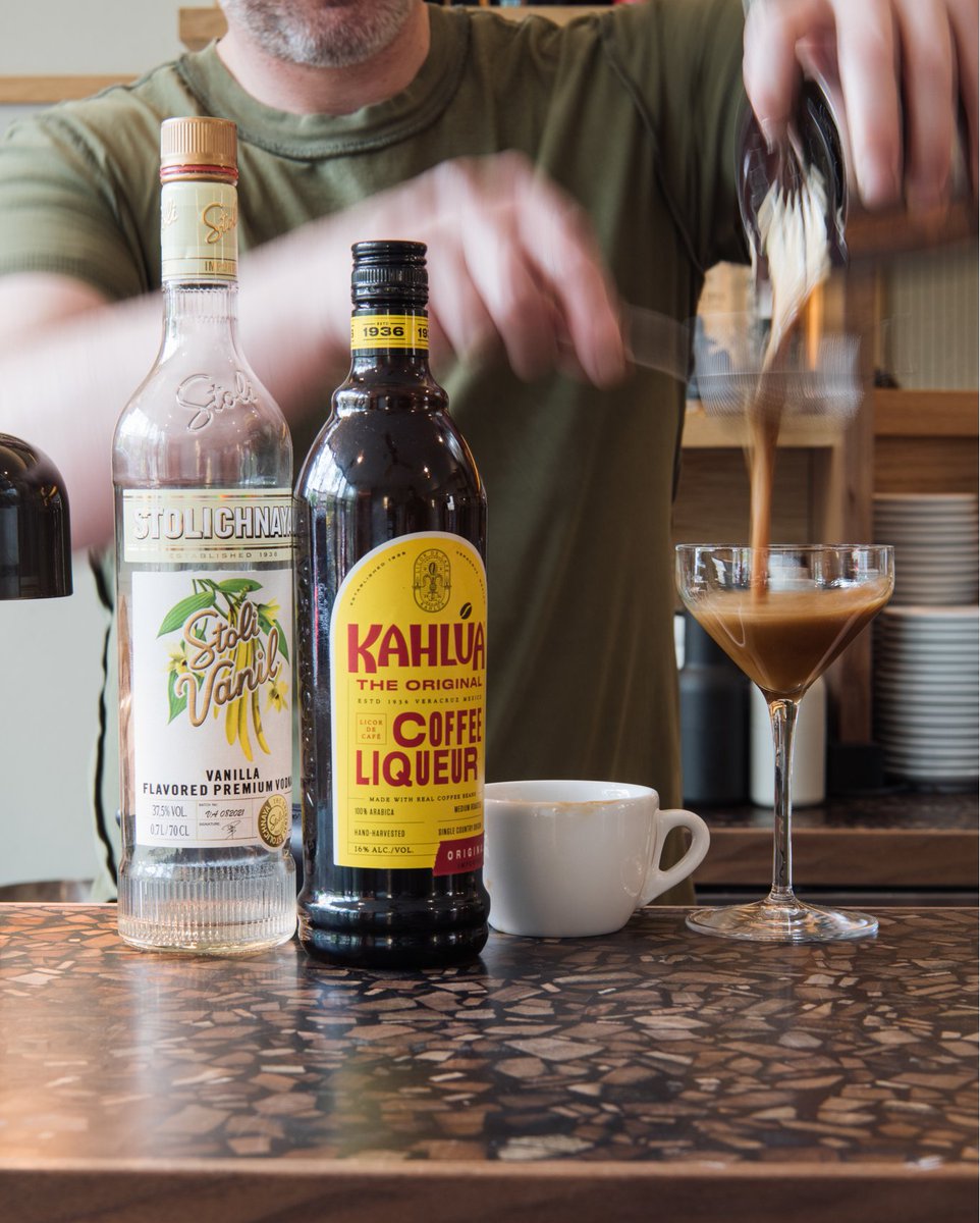 FINT_Leeds's tweet photo. Cheers to the weekend with the irresistible Espresso Martini! 🍸

#EspressoMartini #Stolichnaya #Kahlua #Leeds https://t.co/D7guhTV9Aj