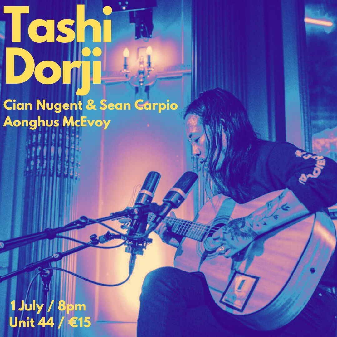 Delighted to have Tashi Dorji over to Dublin. His 'Stateless' album on Drag City was a favourite of the past few years. Also Cian Nugent & Sean Carpio and a solo set by myself. Space is very limited in the venue so grab a ticket early. eventbrite.ie/e/tashi-dorji-…