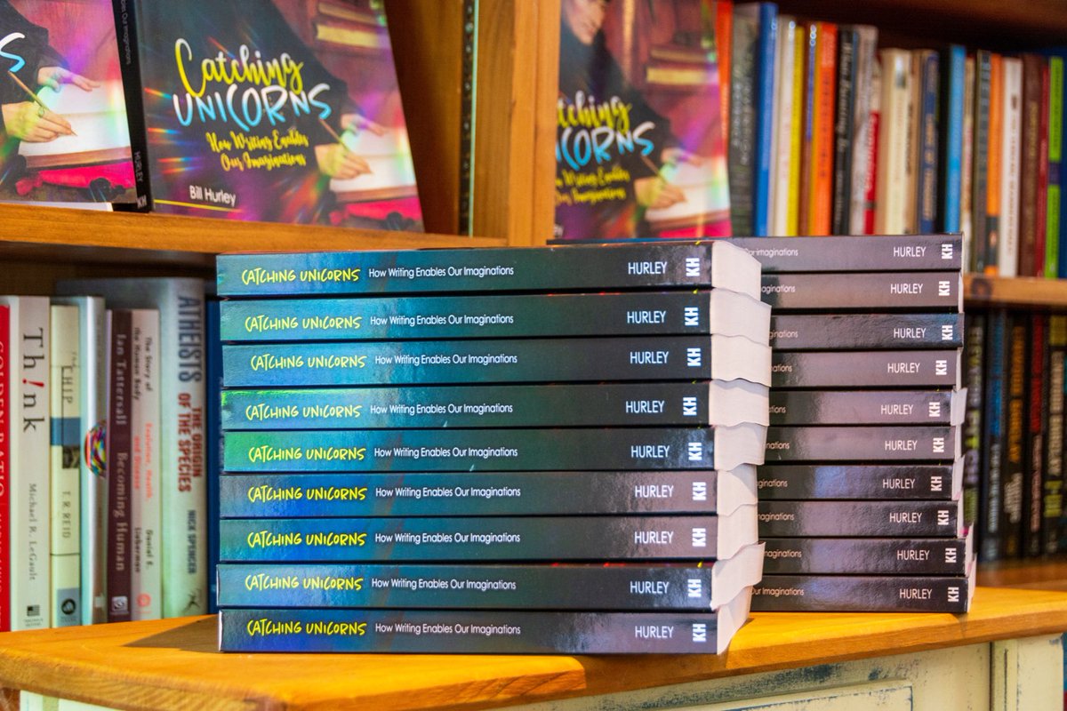 crowedean's tweet photo. Just released book - “Catching Unicorns - How Writing Enables Our Imaginations” is a MUST read for #educators, #parents, #learners. Book and E-book available from @KendallHuntHE Congrats to Dr. Bill Hurley @BillHur45824257 #whywritingmatters #books #ideation https://t.co/QWHx2Qxux3