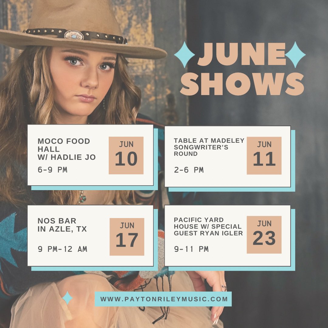 June Shows
#livemusic #singersongwriter #texascountry #countrymusic #womenofcountrymusic