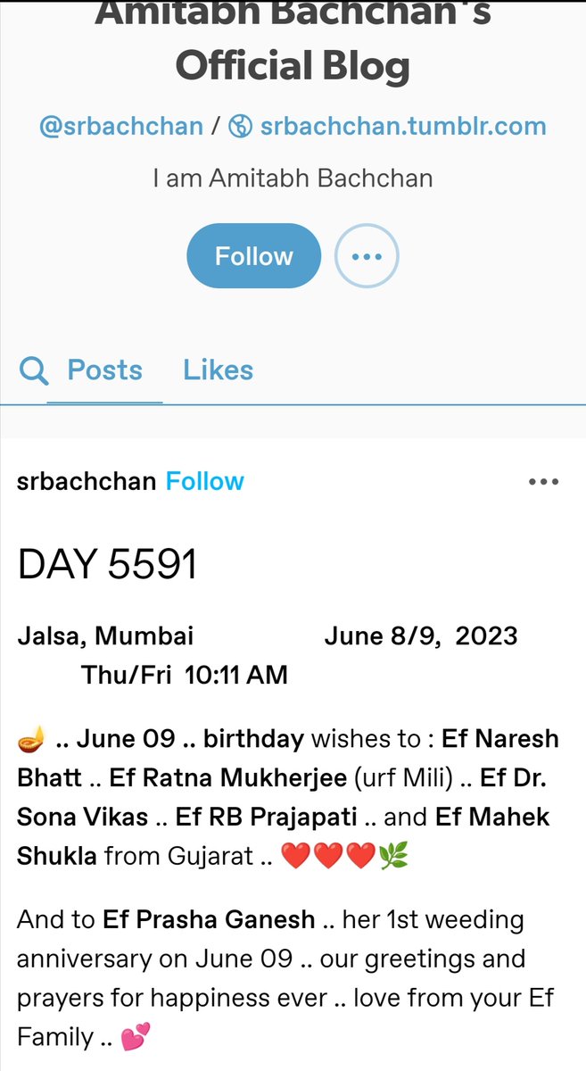 Thank you sir <a href="/SrBachchan/">Amitabh Bachchan</a> means a lot
