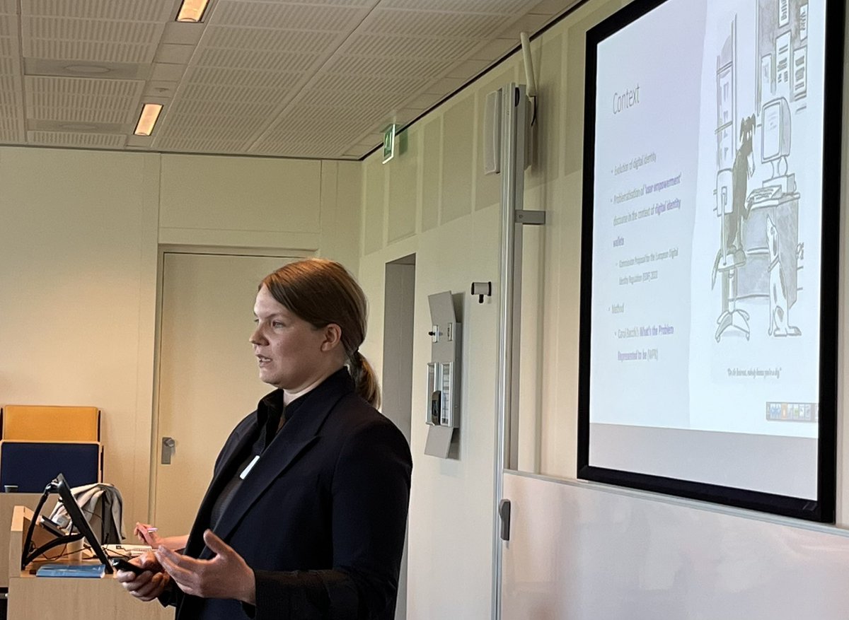 Beatrice Schütte (@beatrice_schtte) on Twitter photo My <a href="/LegaltechHEL/">LegalTechLab</a> colleague <a href="/sannawrong/">Sanna</a> gave an excellent presentation on digital identity wallets at <a href="/LAIRconference/">Conference on Law, AI, and Regulation (LAIR)</a> at <a href="/erasmusuni/">Erasmus University</a> today <a href="/HelsinkiLaw/">Faculty of Law, HelsinkiUni</a> 👏 My <a href="/LegaltechHEL/">LegalTechLab</a> colleague <a href="/sannawrong/">Sanna</a> gave an excellent presentation on digital identity wallets at <a href="/LAIRconference/">Conference on Law, AI, and Regulation (LAIR)</a> at <a href="/erasmusuni/">Erasmus University</a> today <a href="/HelsinkiLaw/">Faculty of Law, HelsinkiUni</a> 👏