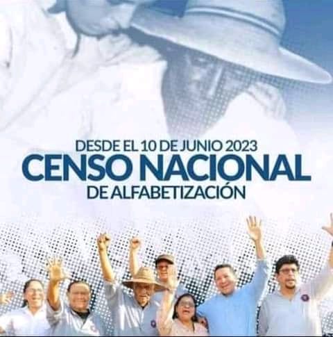 Mañana iniciamos una de las acciones más hermosas de amor a nuestro pueblo y familias Nicaragüenses, la realización del Censo Nacional de Alfabetización que ayudará a nuestros Buen Gobierno de #Nicaragua a mejorará la escolaridad de todos y todas. #JunioEnVictorias #9Junio
