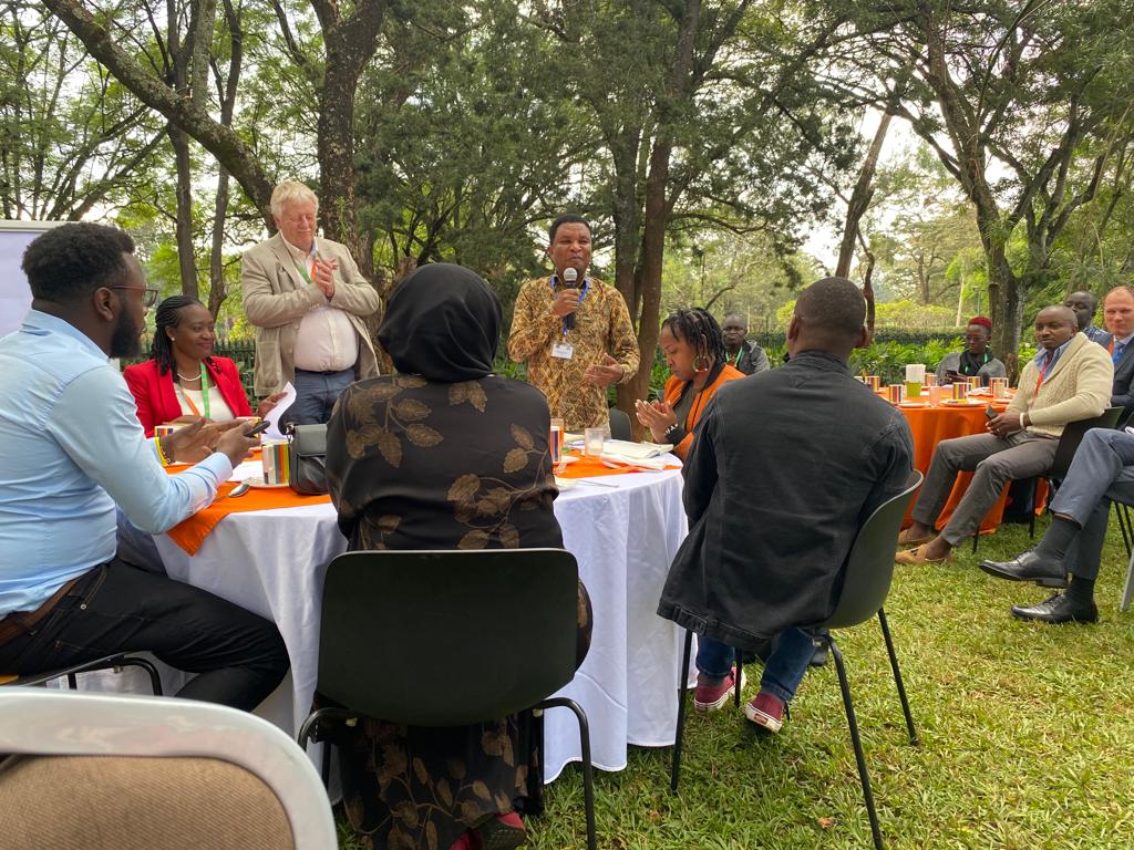 During the youth engagement breakfast dialogue being Co hosted by Ambassador Maarten Brouwer of the Dutch Embassy and  environment, climate change and Forestry CS. H.E Soipan Tuya.
#climatejusticeschool
#pacja1
#youthdialogue 
#youthempowerment