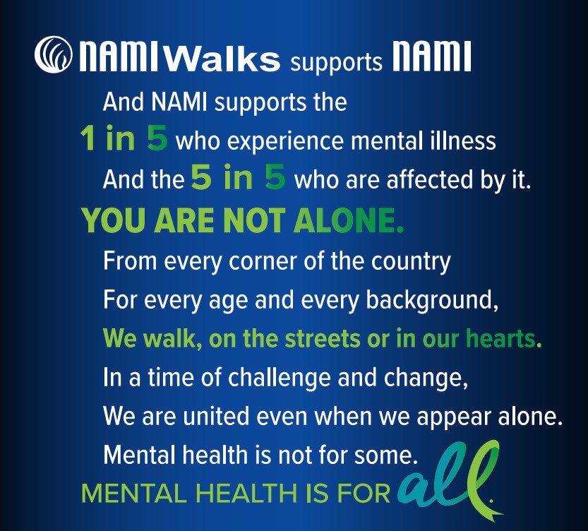NCCC1968's tweet photo. Join NCCC and @NAMIFC at this year's NAMI Walk! We walk for mental health and improving access for all.

#MentalHealthMatters
#NorthCommunityCounselingCenters https://t.co/fLvMADo0I9