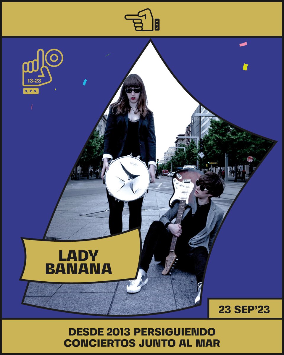ArrecifeenVivo's tweet photo. 🧨Pum, pum y más PUM. 
 ¡Toma power duo de stoner rock!

@LadyBananaMusic se suman al cartel cumpleañero del 23 de septiembre, junto a @ElDrogasOficial (Barricada 40º), @DEF_CON_DOS y #SerialKillerz

Estas 𝑅𝑖𝑜𝑡 𝐺𝑟𝑟𝑟𝑙 la lían muy parda. 
Pura energía sobre el escenario💥 https://t.co/nVjFutJqwf
