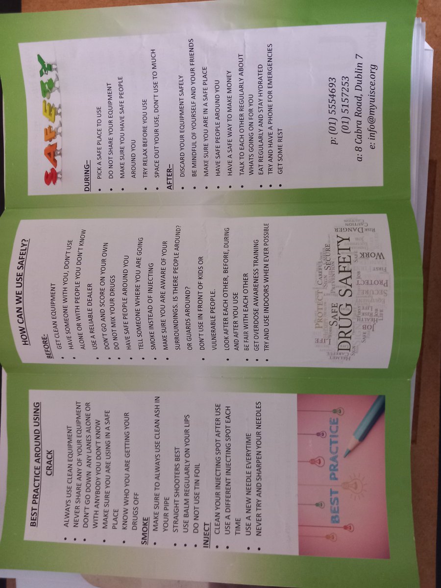 Crack harm reduction leaflet developed by people who use crack. Identified the gaps through peer-led outreach, then a peer led group (2 sessions with people who use crack) to develop, and the same people delivered through outreach. Contact us for copies #peers #HarmReduction