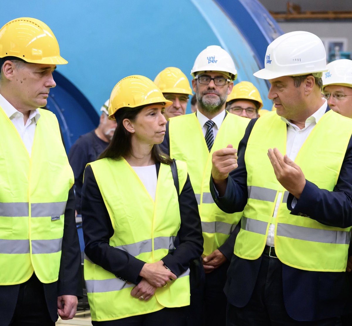Besuch beim Pumpspeicherkraftwerk #Happurg, das leider schon seit 2011 nicht mehr aktiv betrieben wird. Wir wollen, dass das Werk wieder ans Netz geht und fordern die Eigentümergesellschaft #Uniper - und damit den Bund - auf, die Anlage mit den nötigen Investitionen wieder flott